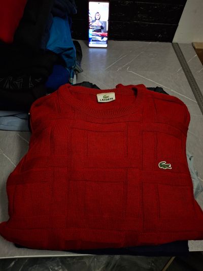Lacoste Red Sweater