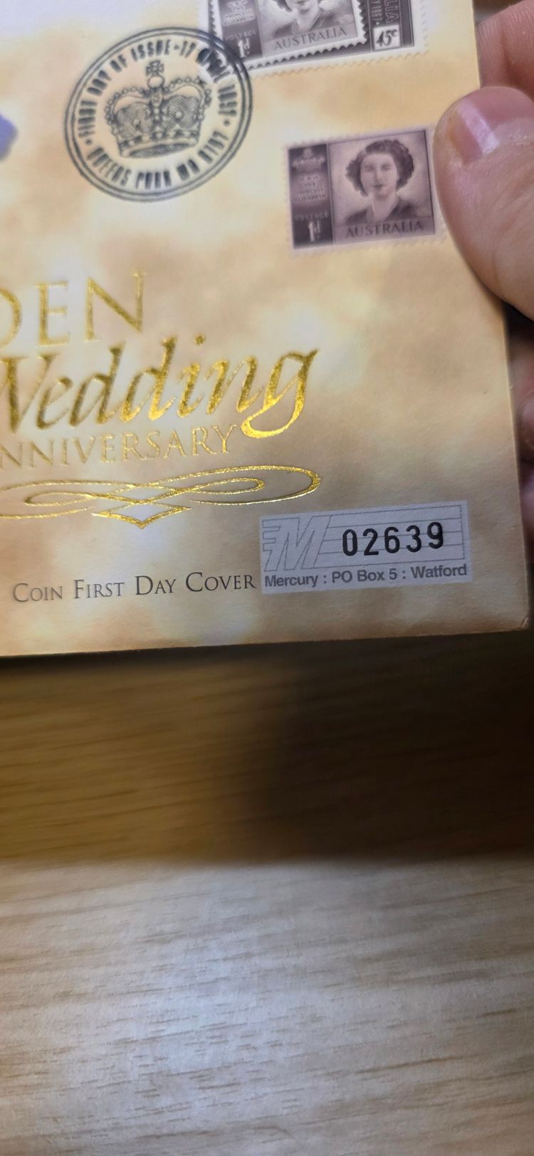 Immagine di Golden Wedding Anniversary Coin First Day Cover 4