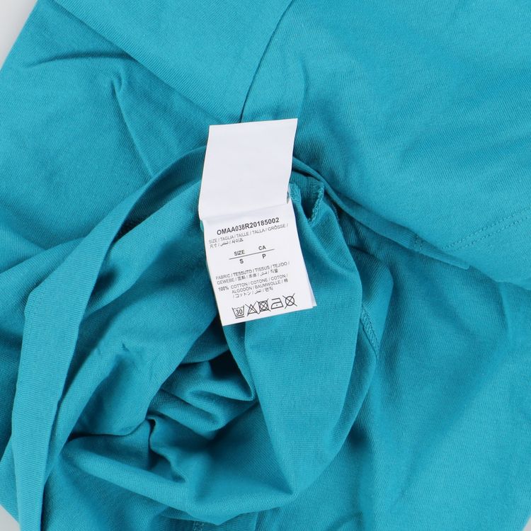 Off-White Blue Tape Arrows Logo Oversized T-Shirt 8