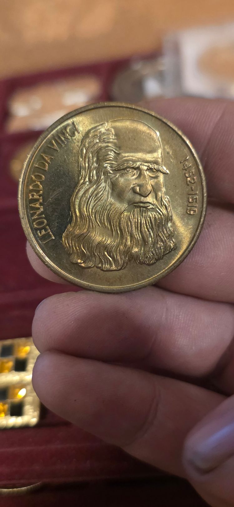 Leonardo Da Vinci Commemorative Coin £4
