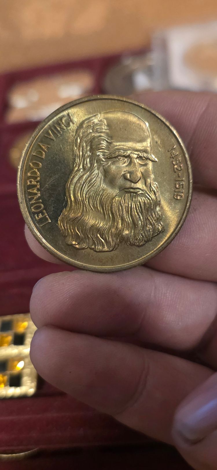 Leonardo Da Vinci Commemorative Coin £4 4