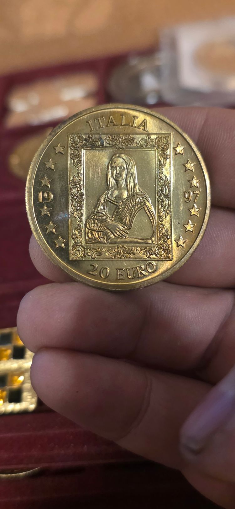 Leonardo Da Vinci Commemorative Coin £4 7