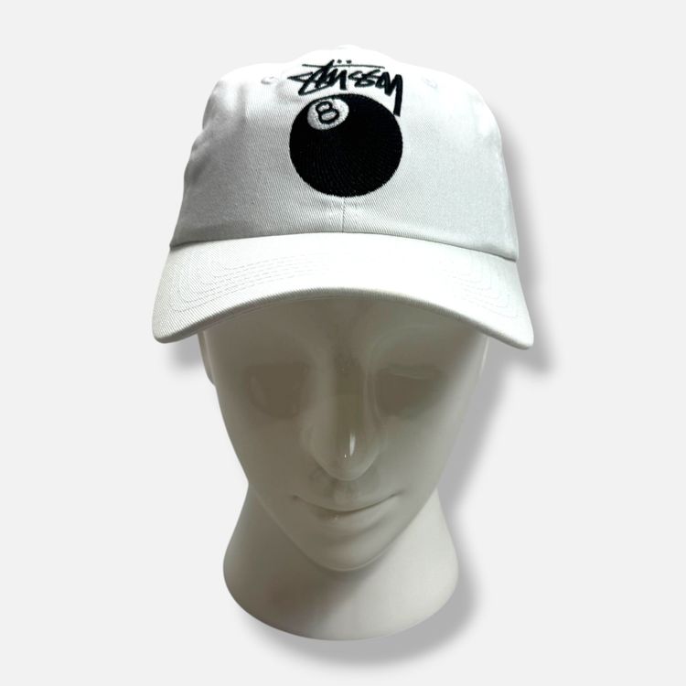 Stüssy White 8 Ball Cap image 1