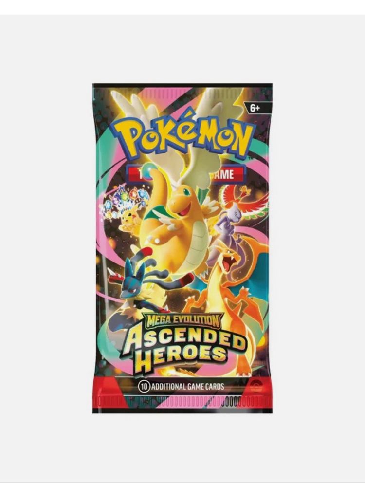 Pokémon Mega Evolution Ascended Heroes Trading Card Pack