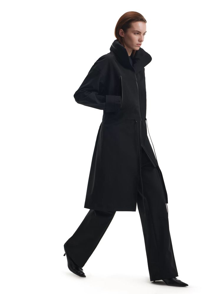 Black Long Coat image 2