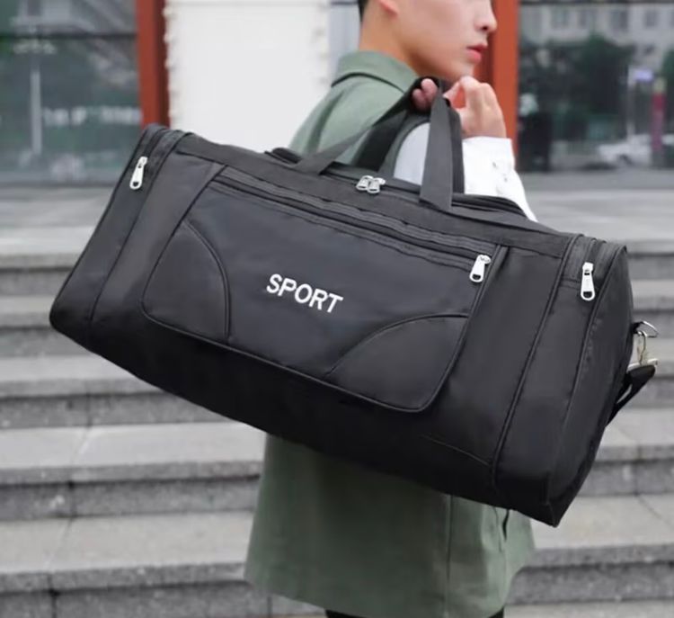 Black Sport Duffel Bag image 1