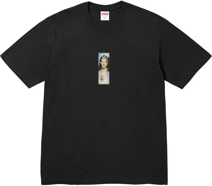 SUPREME PRAYER CARD BOX LOGO T-SHIRT 'BLACK' (FW26)