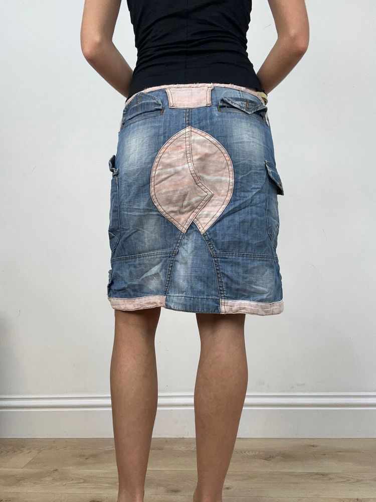 💻 vintage edit twenty-four | small mid wash denim skirt 2