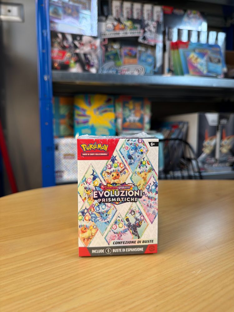 Pokémon Evoluzioni Prismatiche Bunlde Box 6 Bustine