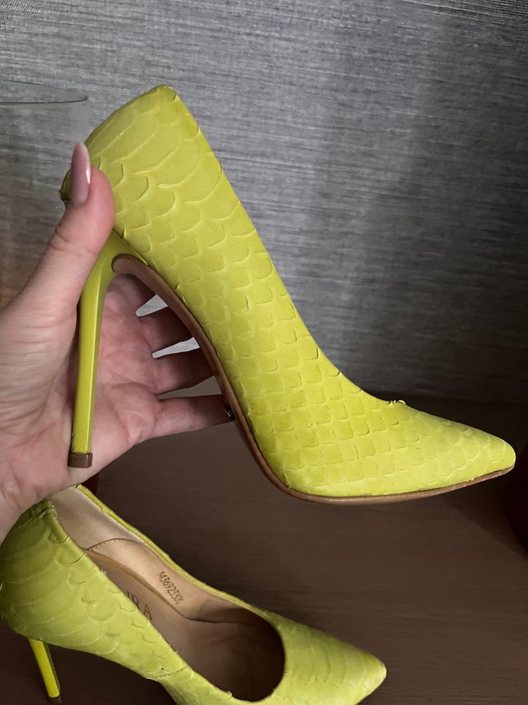 HIGH Yellow High Heel Shoes product image