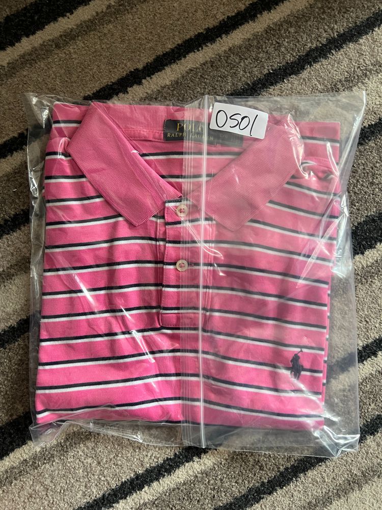 Polo Ralph Lauren Ralph Lauren Pink Striped Polo Shirt - 0501 product image