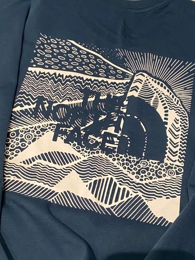 Dark navy North Face T-shirt