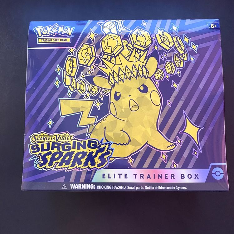 Pokemon Pokemon Scarlet & Violet Surging Sparks Elite Trainer Box Spin The Wheel product image