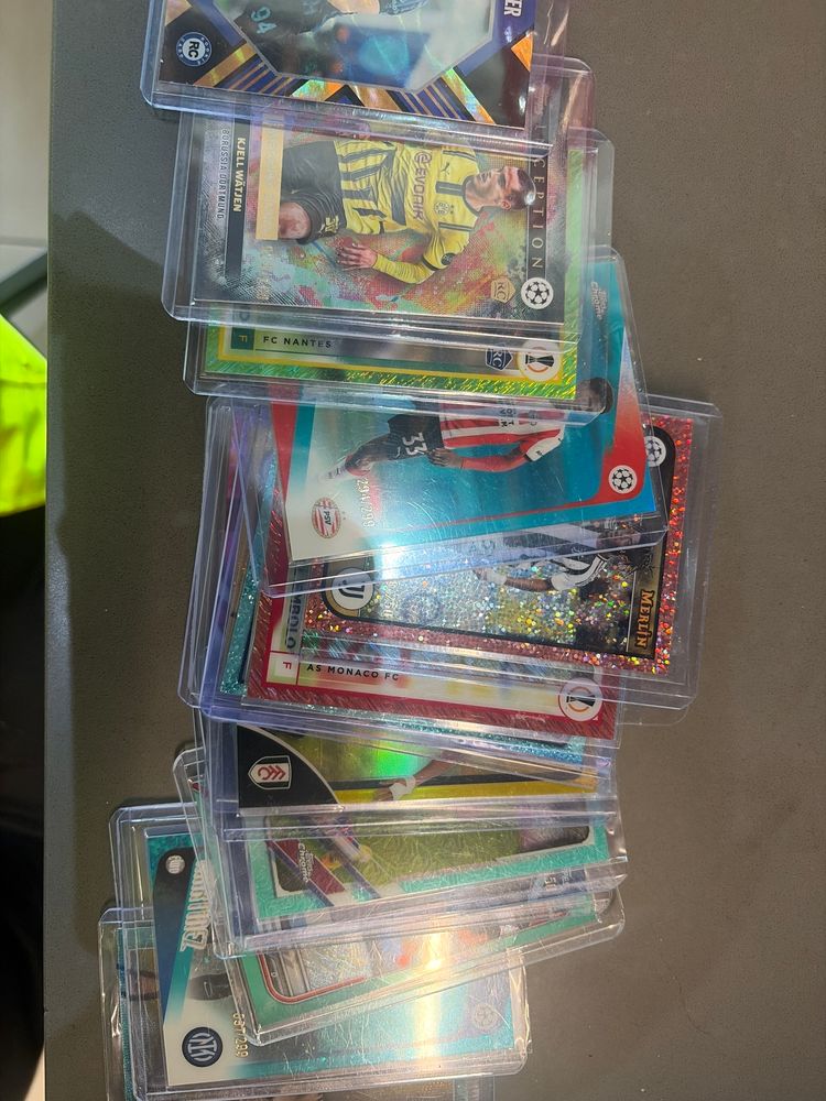 Pick a number game Football Trading Cards all numbered  imagen 1