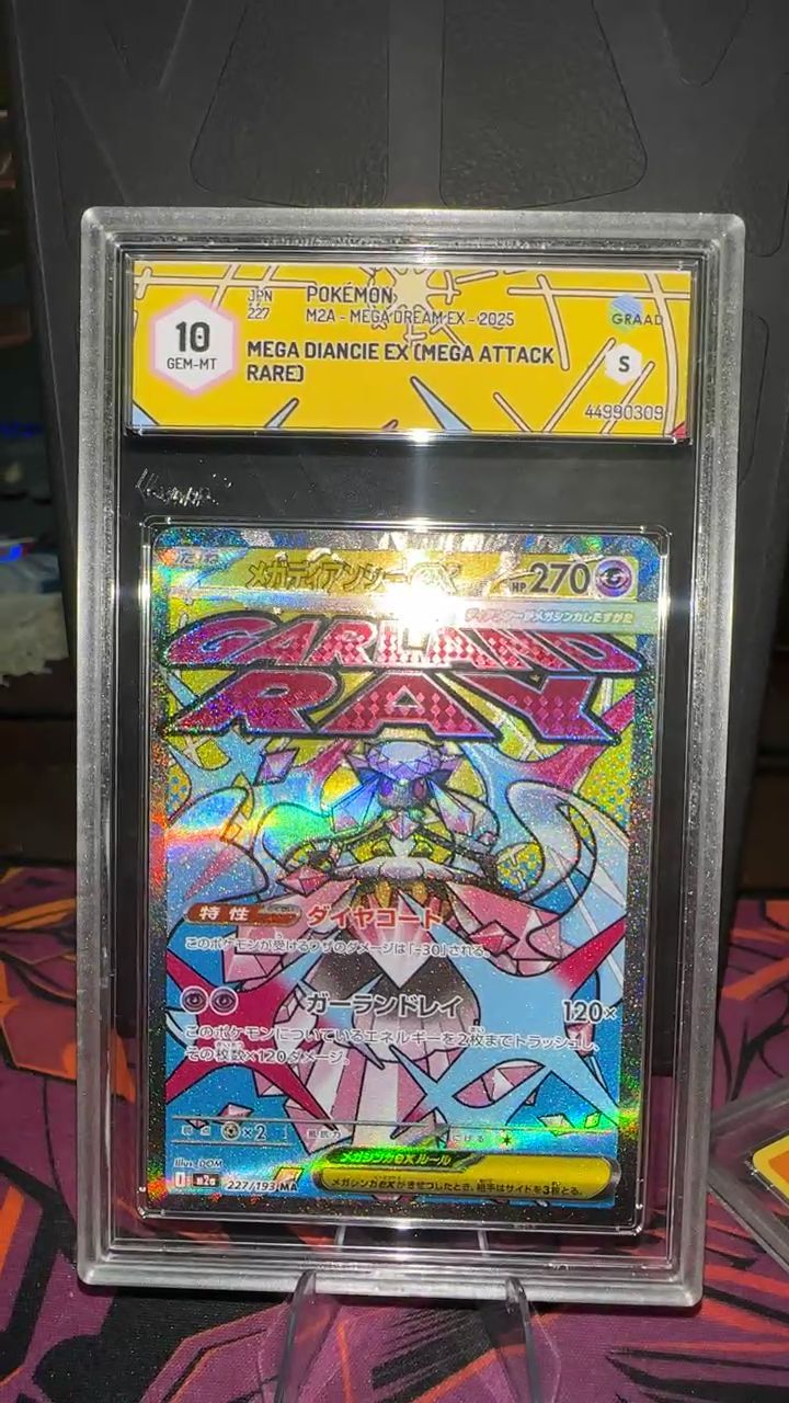 Immagine di Pokemon Mega Diancie Ex 227 [m2a] graad 10 1