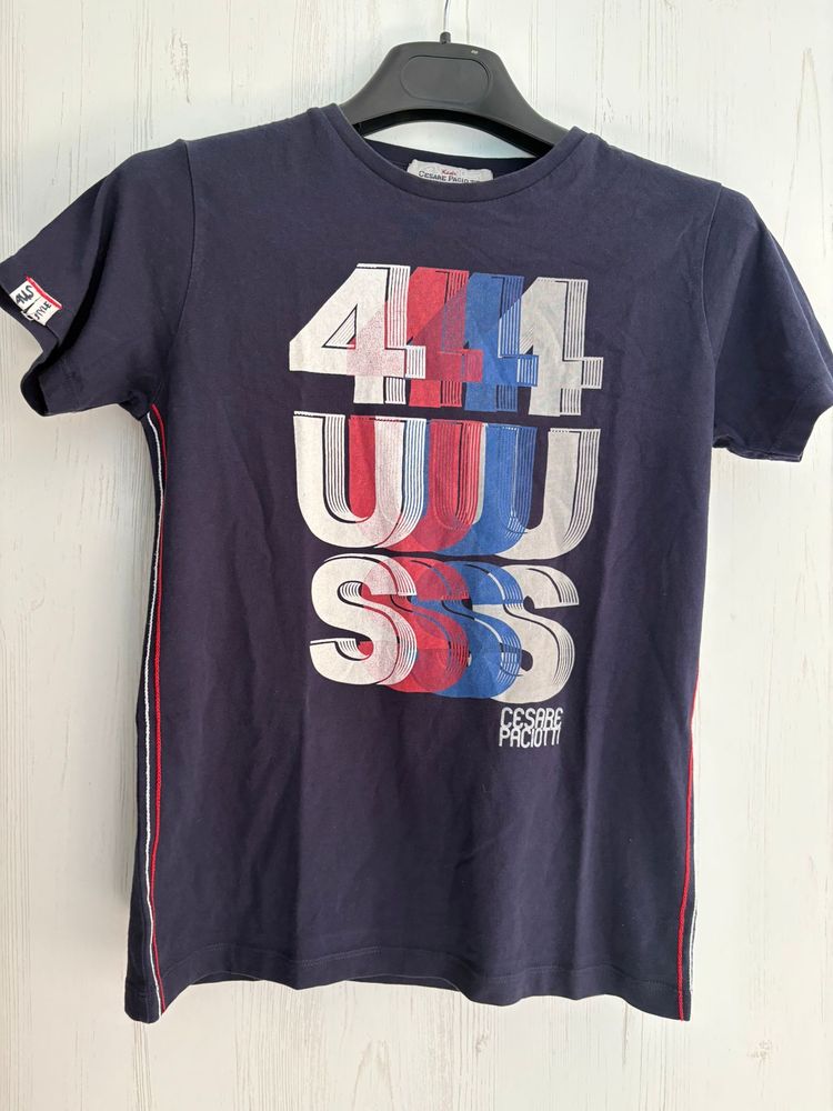 Cesare Paciotti 4Us T-shirt grafica blu navy Cesare Paciotti product image