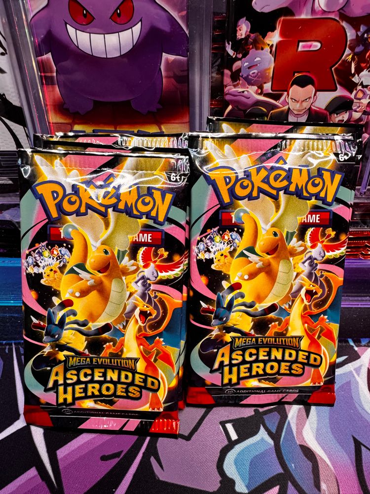 Pokémon Mega Evolution Ascended Heroes Trading Card Game Booster Packs
