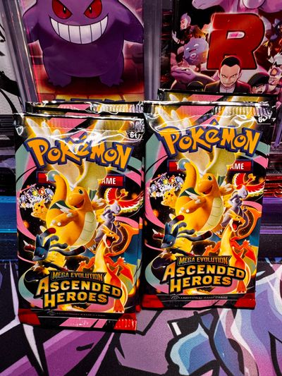 Pokémon Mega Evolution Ascended Heroes Trading Card Game Booster Packs