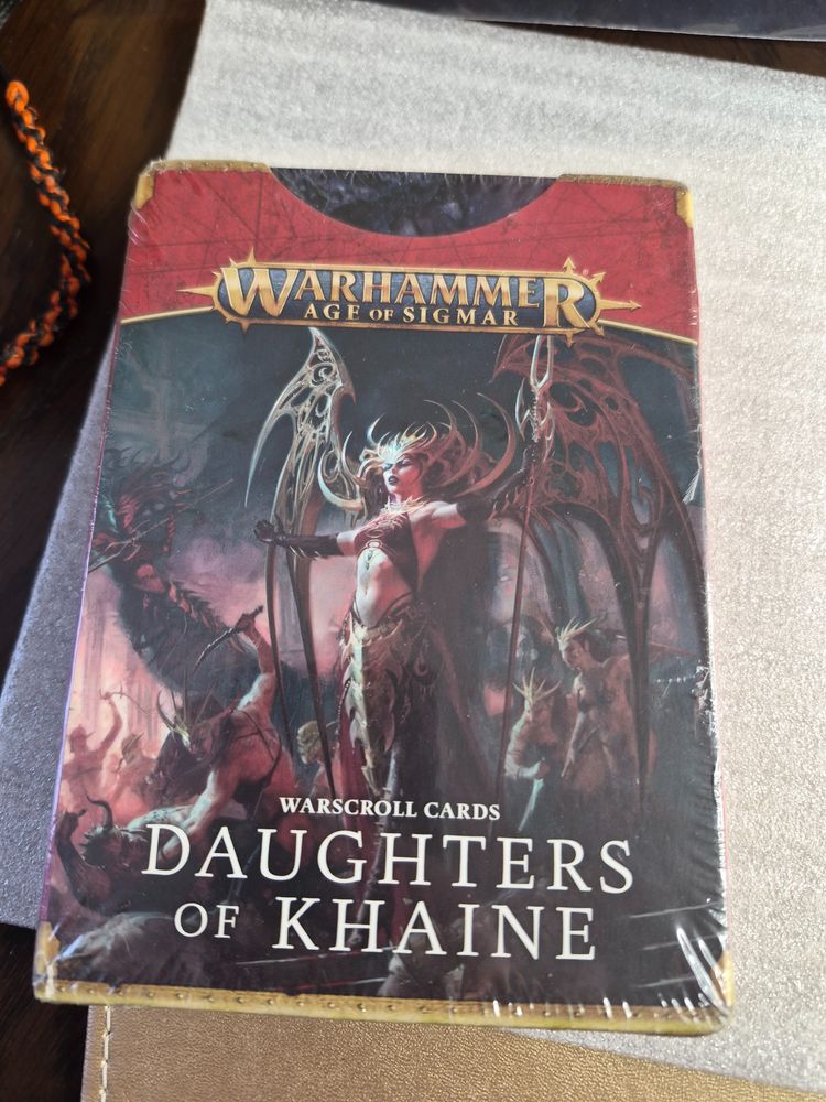 Warhammer Age Of Sigmar Warscroll Cards Daughters Of Khaine image 1