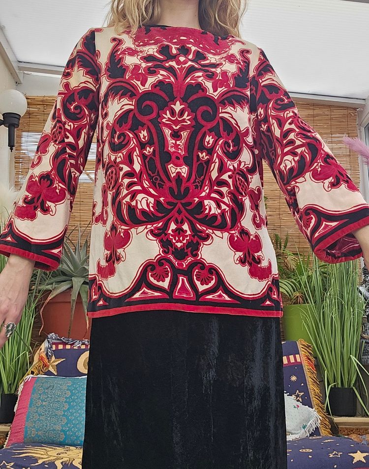 1960s Italian Velvet Tunic