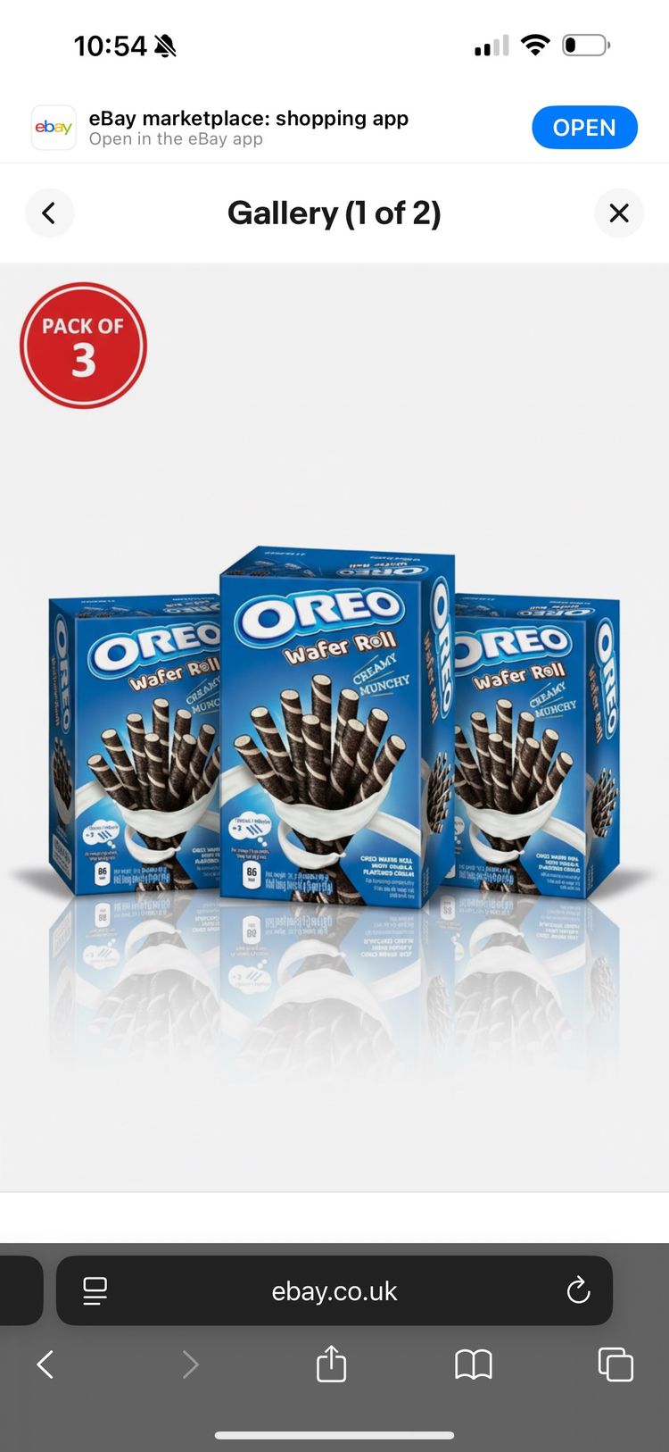 Other Oreo Wafer Roll 3 PACK product image