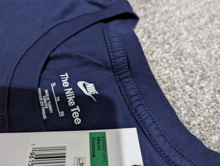 Mens Nike navy Nike logo T-shirt  image 5
