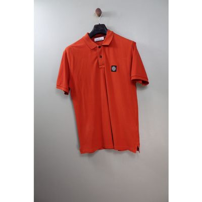Stone Island Orange Slim Fit Polo
