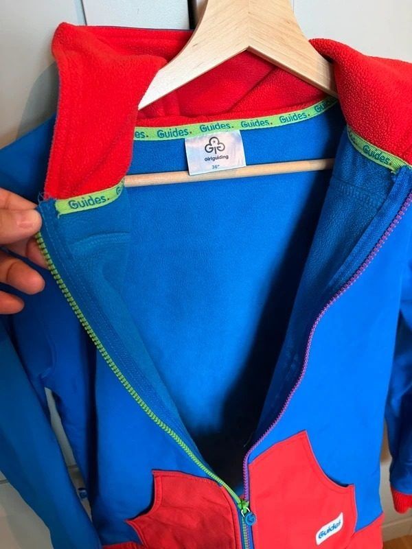 Immagine di Guides Blue And Red Zip-Up Hoodie 3