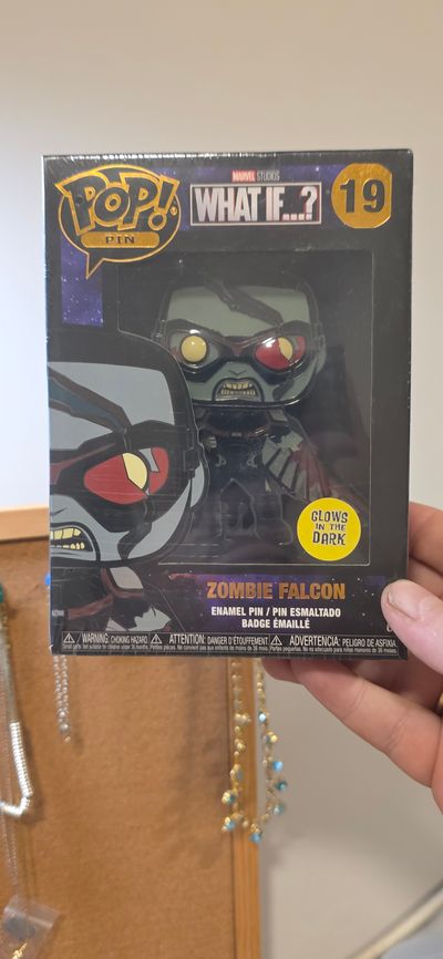 Funko Pop! What If...? Zombie Falcon Enamel Pin