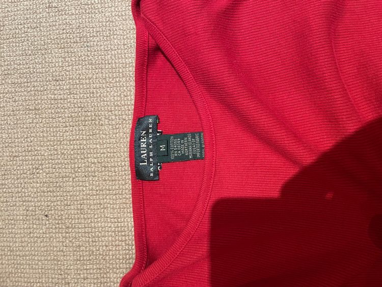 Lauren Ralph Lauren Red Sleeveless Top