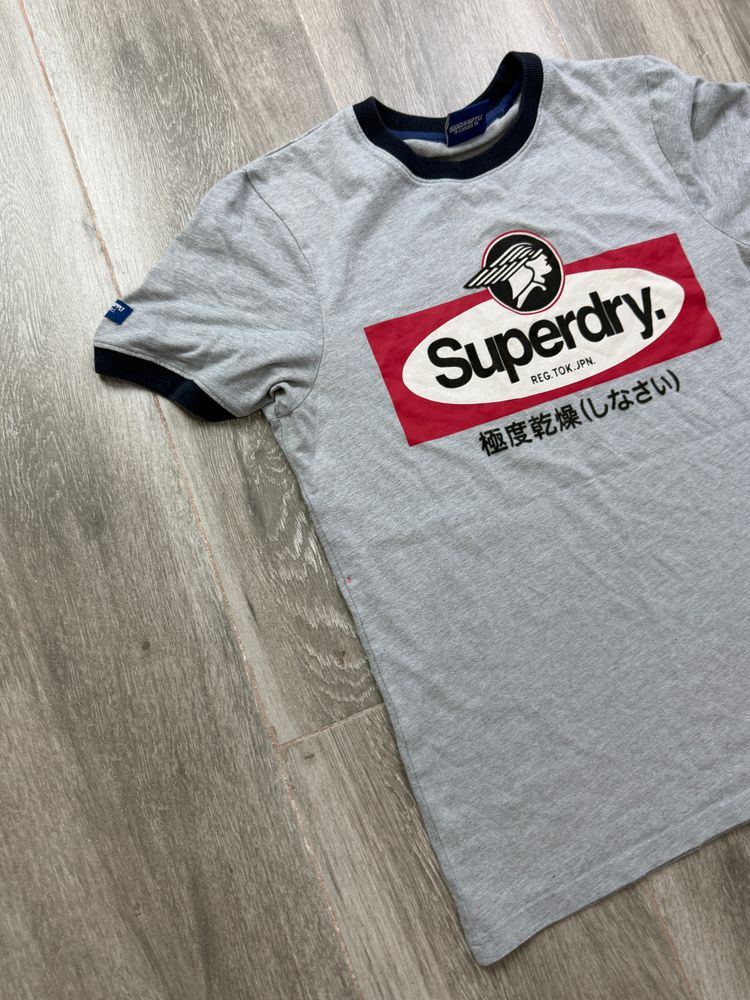 Immagine di Superdry Grey T-Shirt With Logo Print 9
