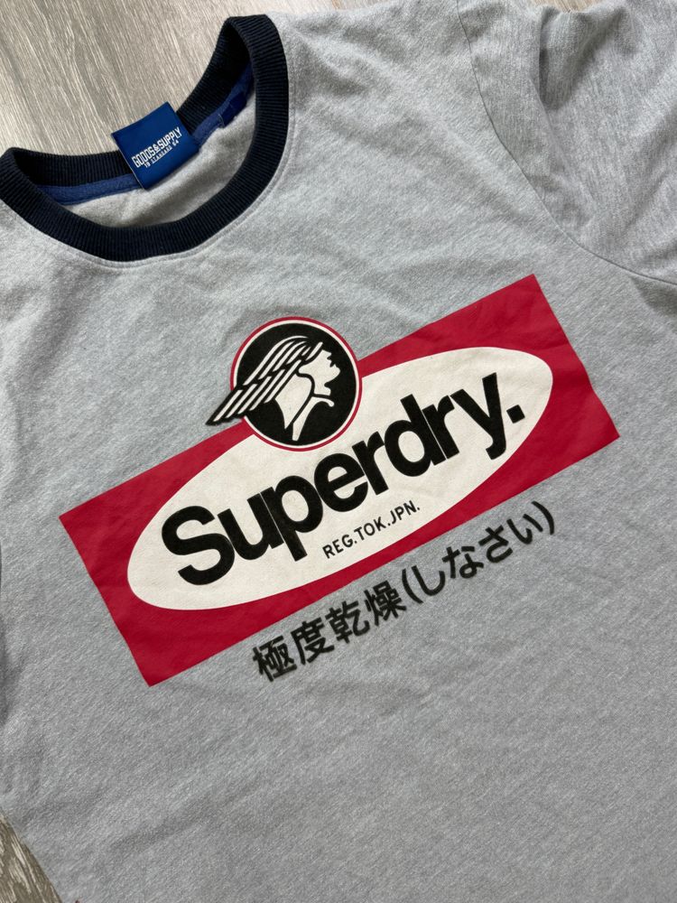 Immagine di Superdry Grey T-Shirt With Logo Print 3
