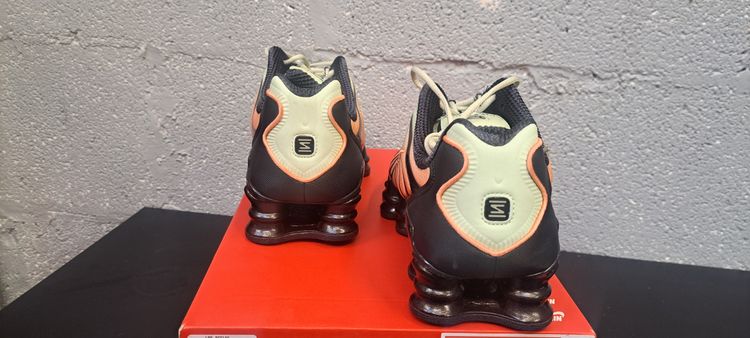 Nike Shox TL FADE UK 6 EUR 40 Off Noir Orange Frost Brand New Box No Lid image 4