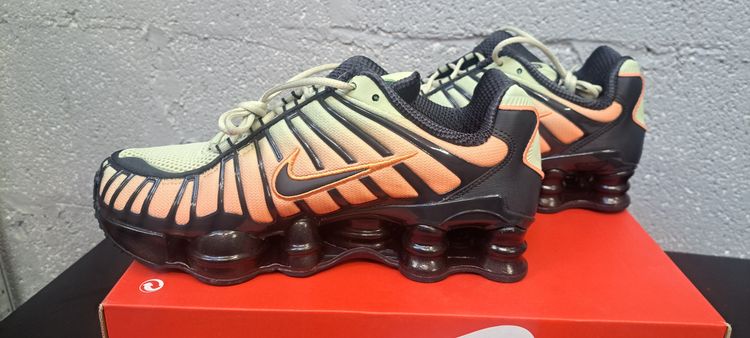 Nike Shox TL FADE UK 6 EUR 40 Off Noir Orange Frost Brand New Box No Lid image 3