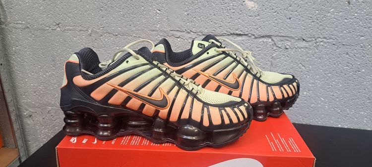 Nike Shox TL FADE UK 6 EUR 40 Off Noir Orange Frost Brand New Box No Lid