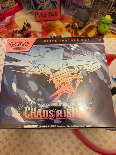 Pokémon Mega Evolution Chaos Rising Elite Trainer Box