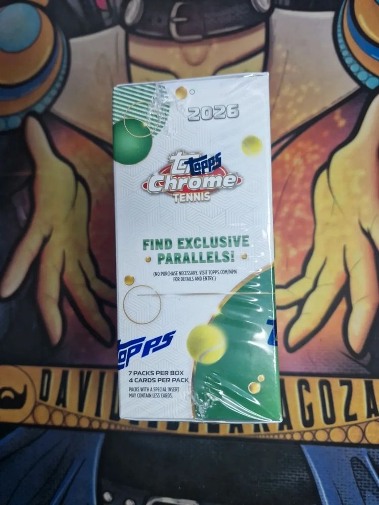 Topps Chrome Tennis 2026 Value Box Sellada | Nueva image 4