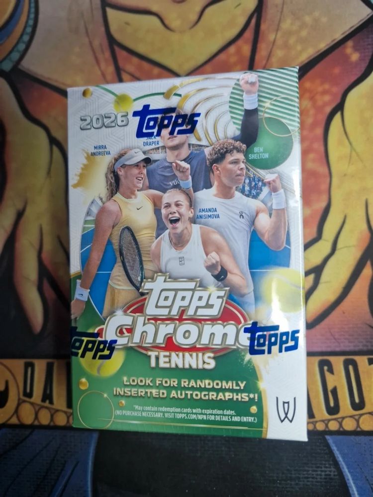Topps Chrome Tennis 2026 Value Box Sellada | Nueva image 1