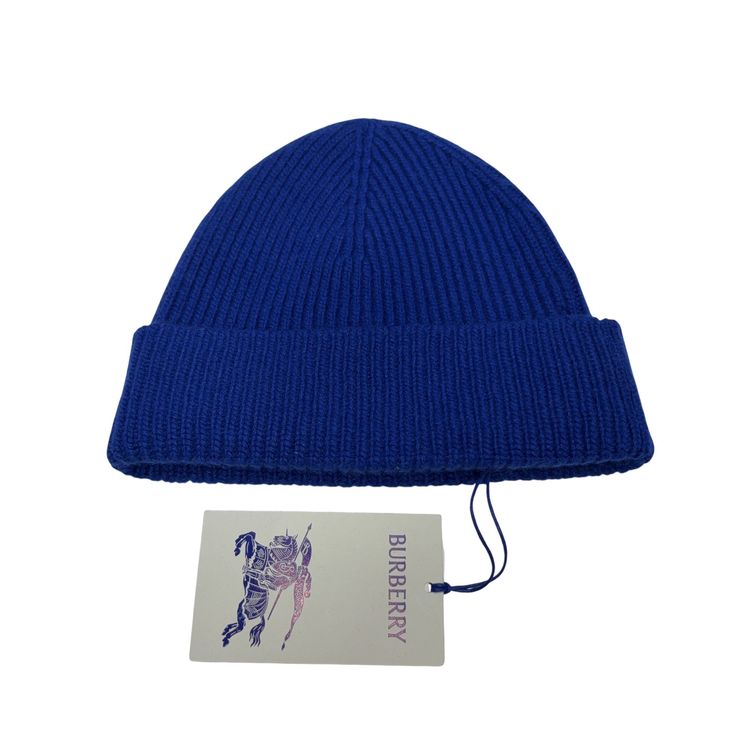 Immagine di Burberry Beanie Blue Accessories 3