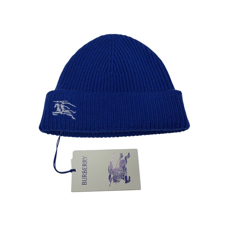 Burberry Beanie Blue Accessories image 1