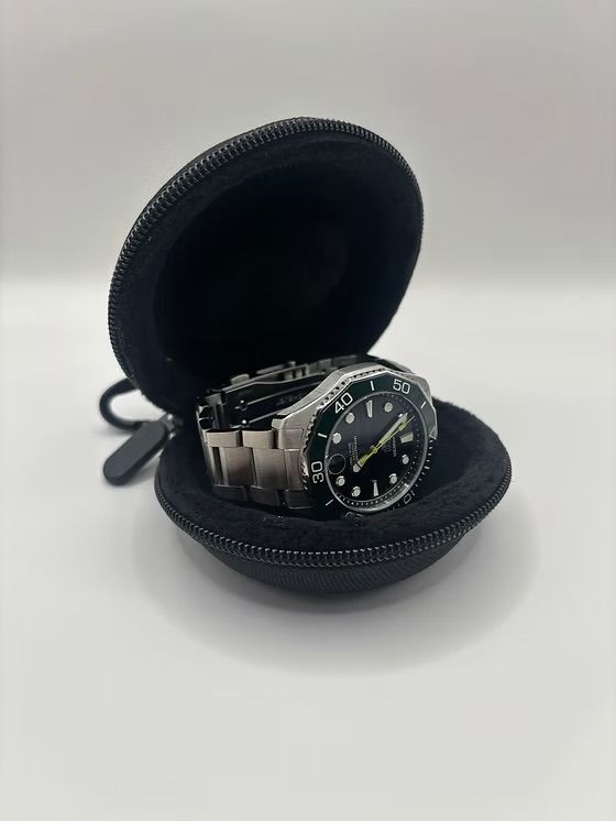 Other Compact Sports & Travel Watch Case with Carabiner Clip - Black product image