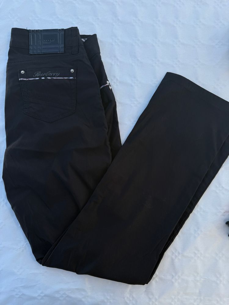 Burberry Black Pants image 2