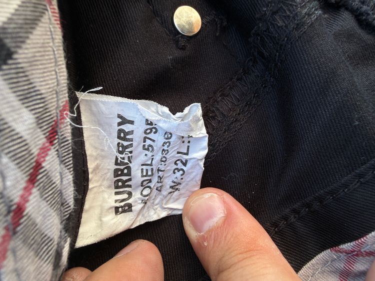 Burberry Black Pants image 6