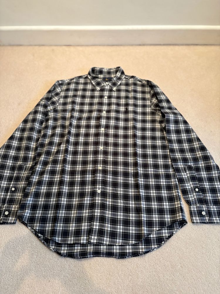 Ralph Lauren - Black And White Checkered Long Sleeve Shirt image 2