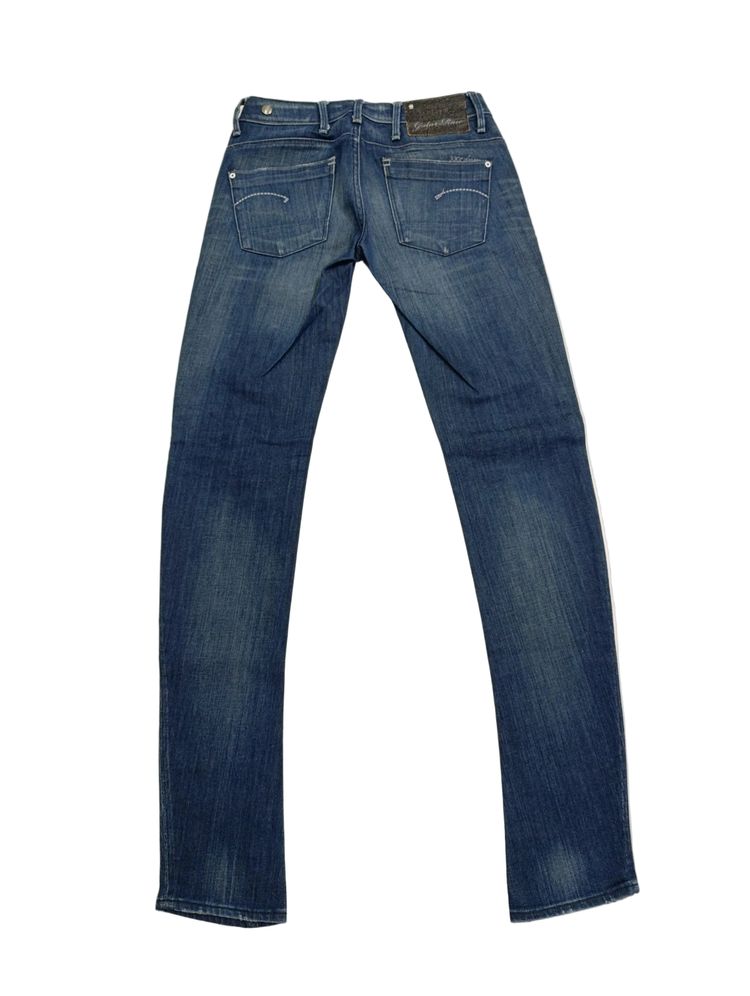 G-star skinny donna W26 L32 donna y2k vintage jeans usato image 7