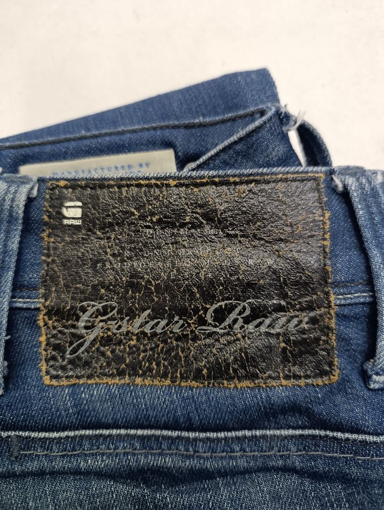 G-star skinny donna W26 L32 donna y2k vintage jeans usato image 2