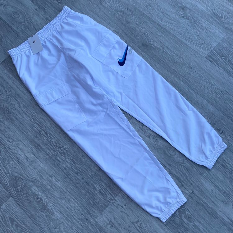 Nike Utility Woven Cargo Track Pants Bottoms - White/Blue [FQ7162-100]