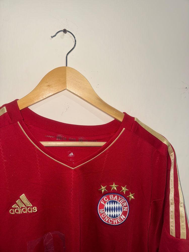 Adidas Fc Bayern Munich Red Football Jersey 5