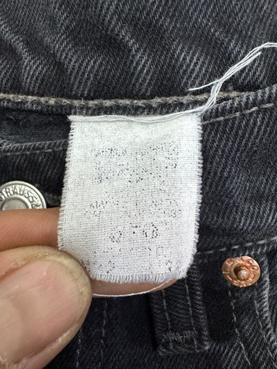 Levi's 550 relaxed fit nero W32 L36 vintage anni 90' levis jeans 3