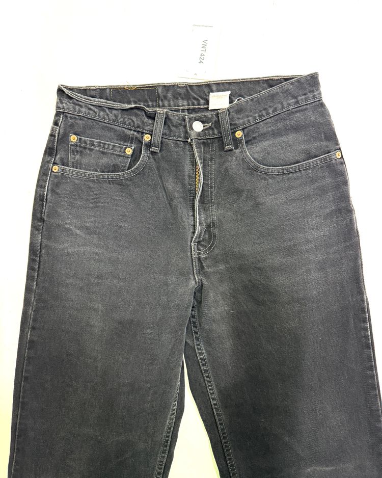 Levi's 550 relaxed fit nero W32 L36 vintage anni 90' levis jeans 10